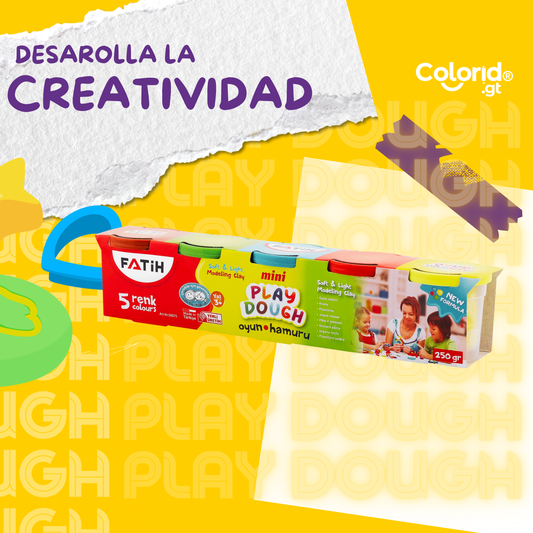 Play dough Mini 5 piezas 250gr