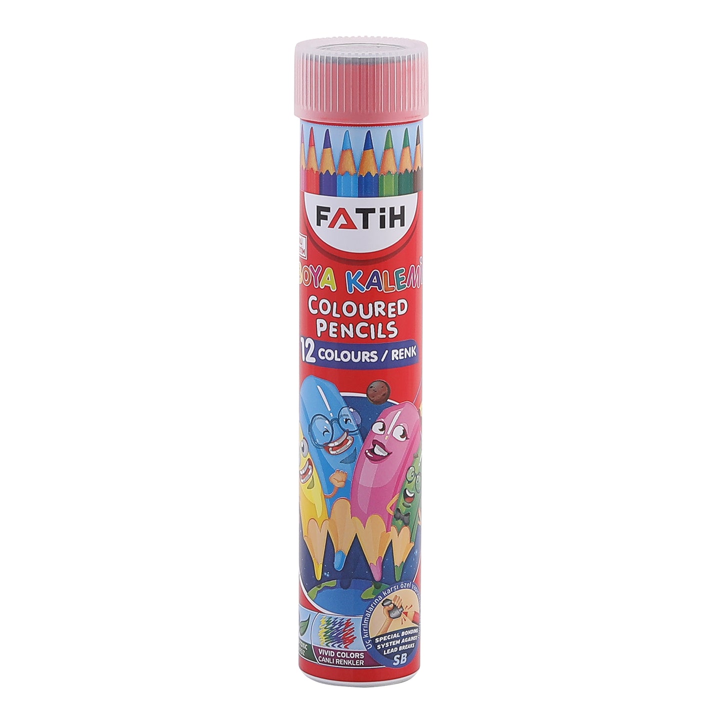 Crayones 12 colores en tubo