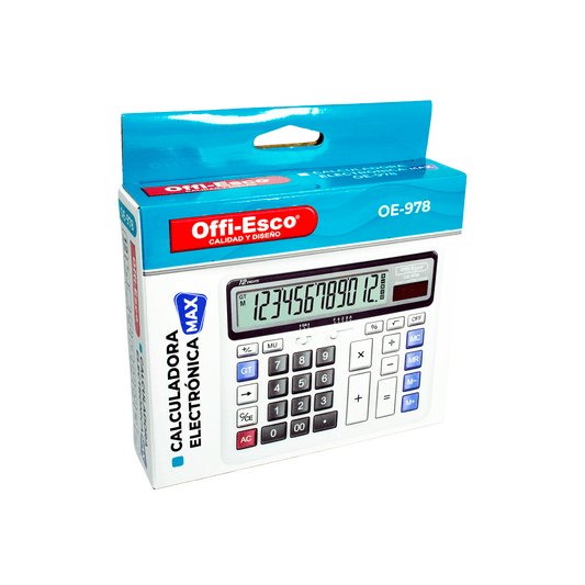 Calculadora Electrónica Max Oe-978