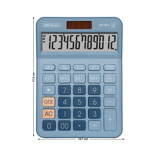 Calculadora Electrónica 12 dígitos OE-964 OFFIESCO