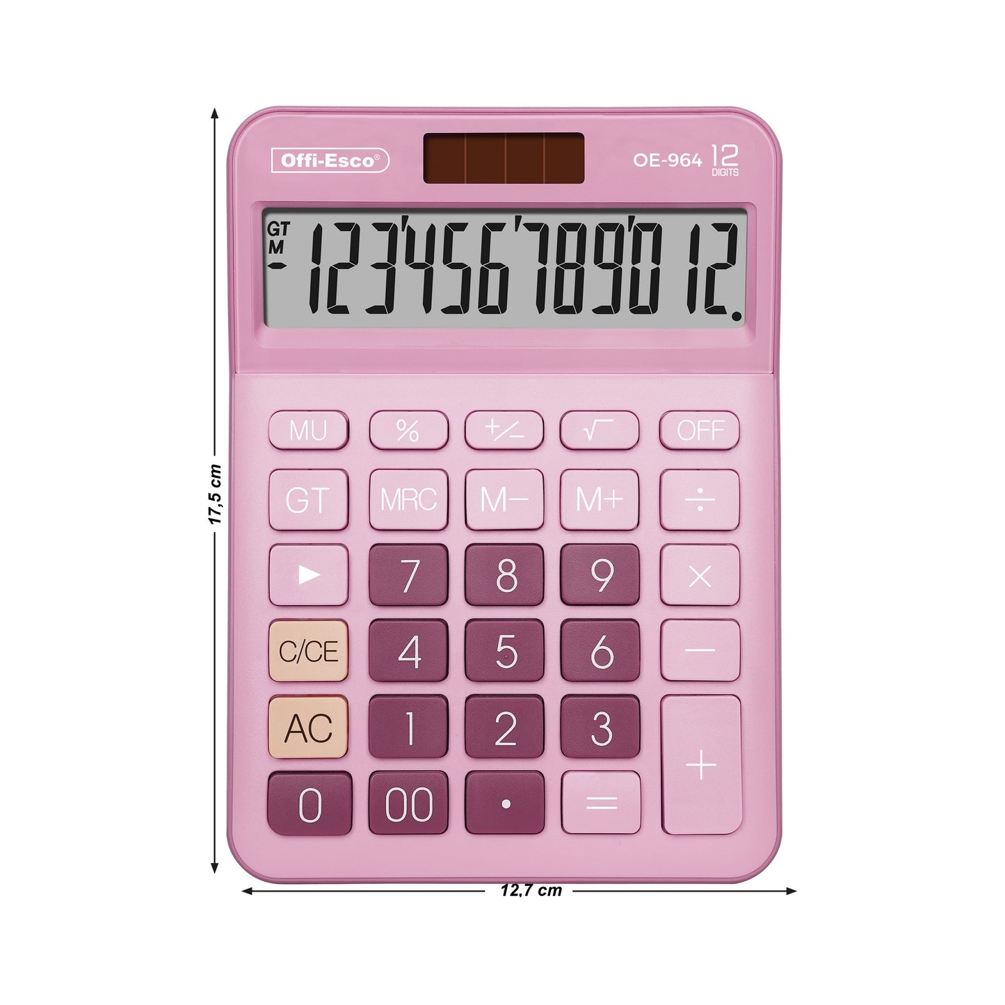 Calculadora Electrónica 12 dígitos OE-964 OFFIESCO