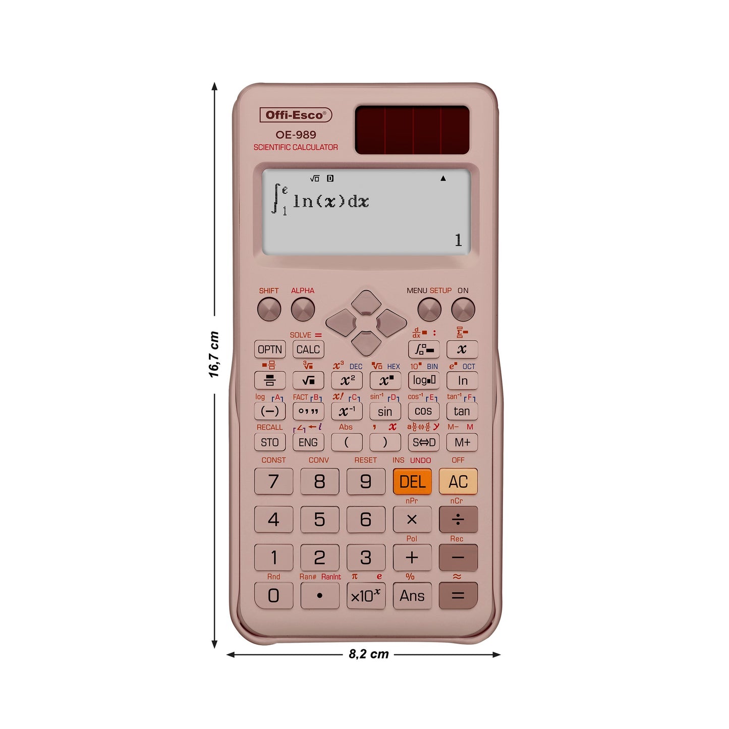 Calculadora científica 12 dígitos – 552 funciones OE-989 OFFIESCO