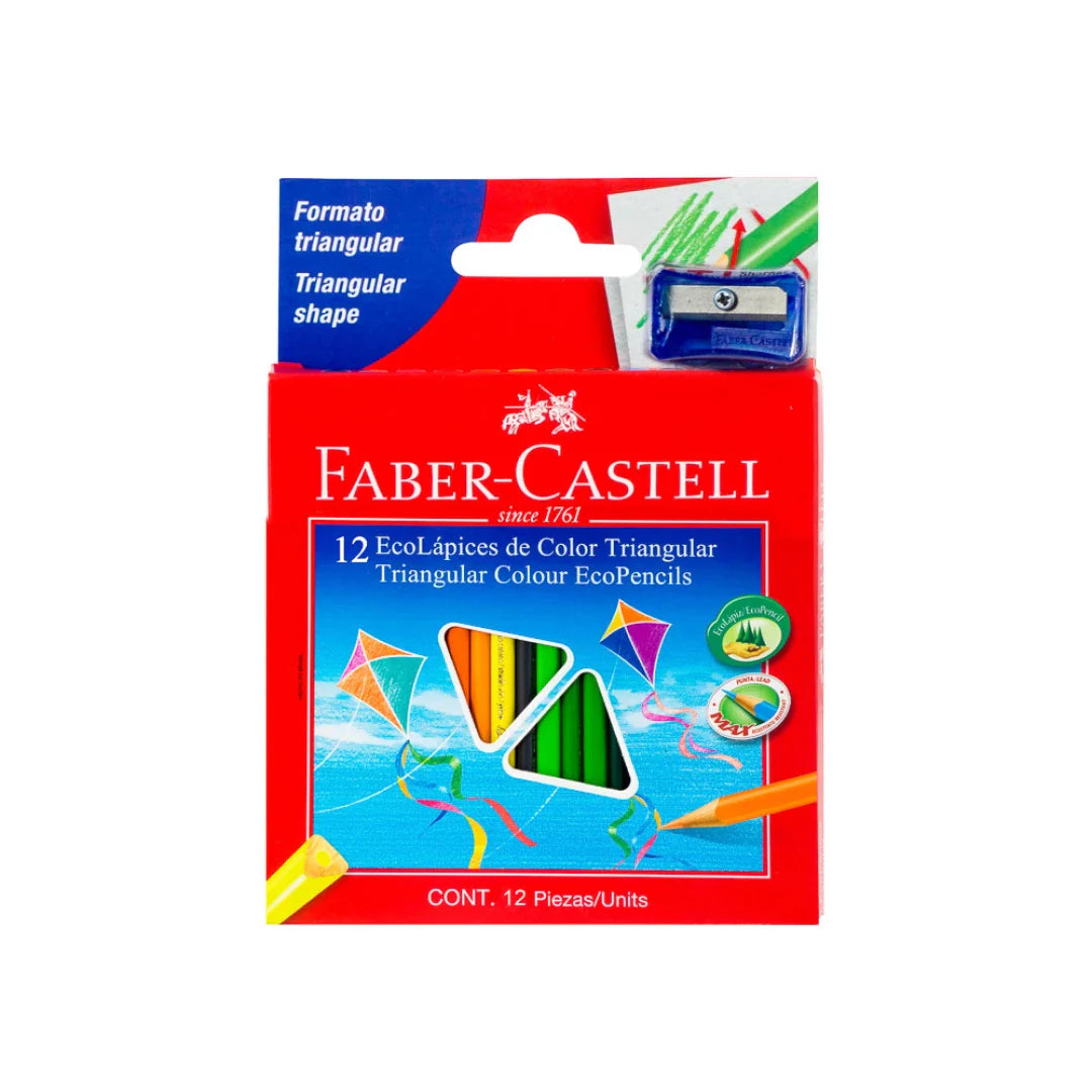 CRAYON FABER CASTELL 122512 12 COL. CORTO