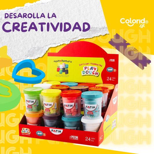 Set de play dough Fatih de 24 piezas