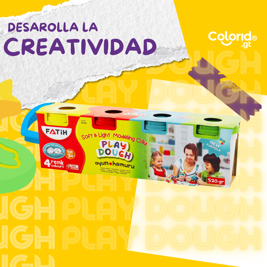 Play dough 4 piezas 520gr