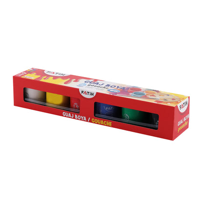 Tempera Fatih 6 colores 25 ml