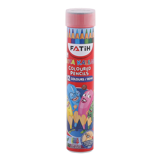 Crayones 12 colores en tubo