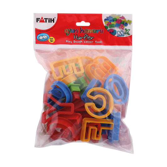 MOLDES DE LETRAS PARA PLAY DOUGH