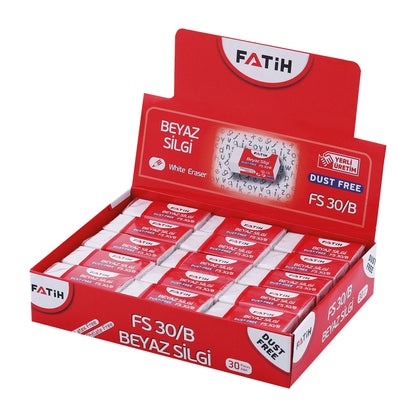 Borrador escolar blanco Fatih FS-30