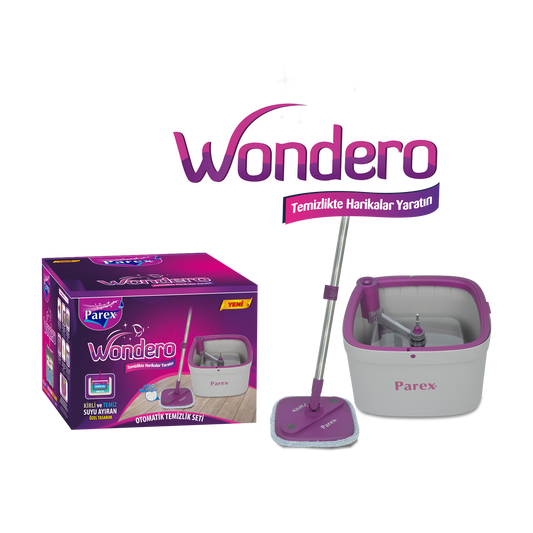 Trapeador Automático Parex Wondero – Sistema que Separa Agua Limpia y Sucia