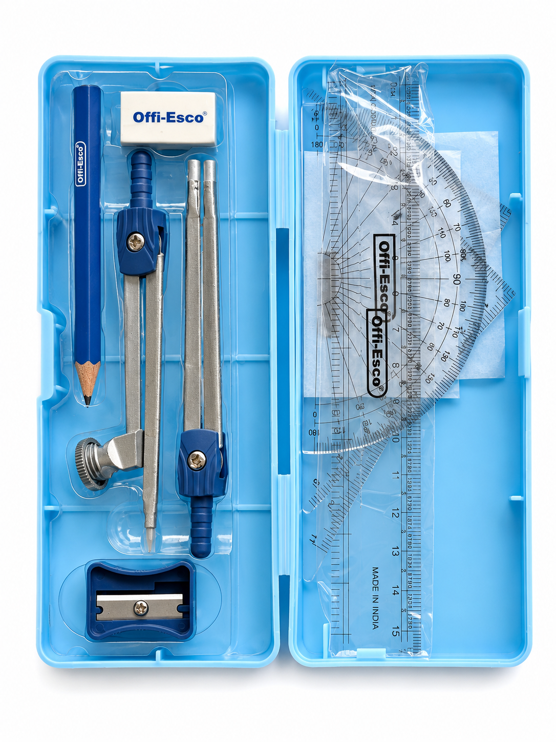 Juego Geometrico Offi-Esto OE-247 kit X9 piezas