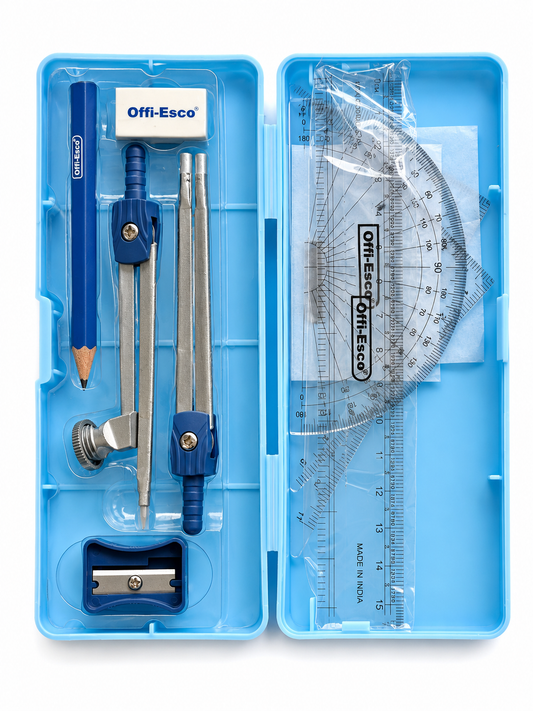 Juego Geometrico Offi-Esto OE-247 kit X9 piezas