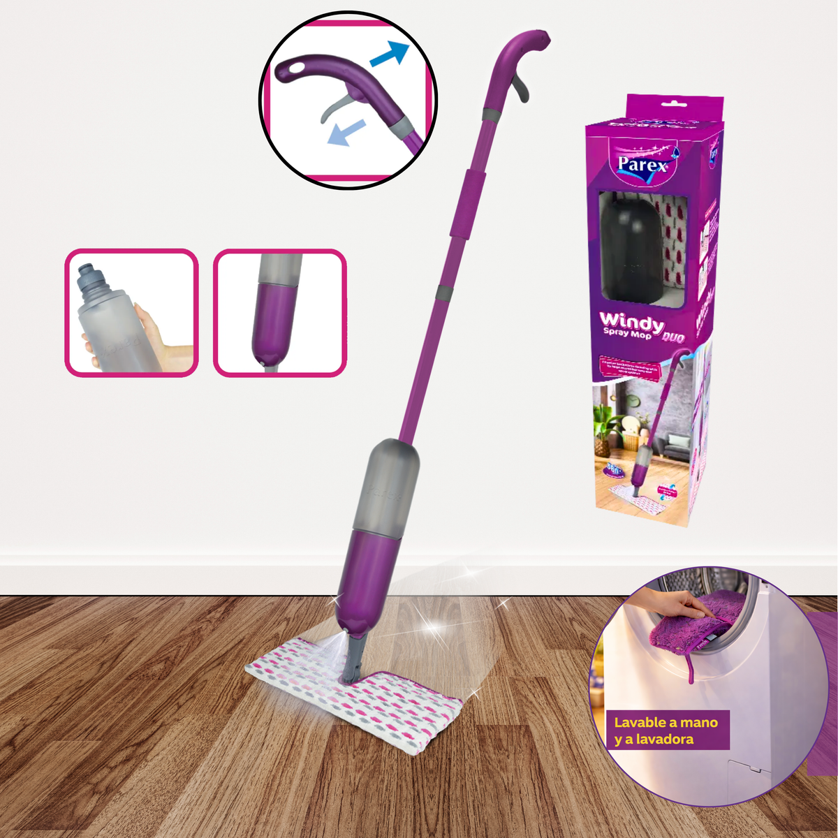 TRAPEADOR PAREX WINDY DUO SPRAY MOP