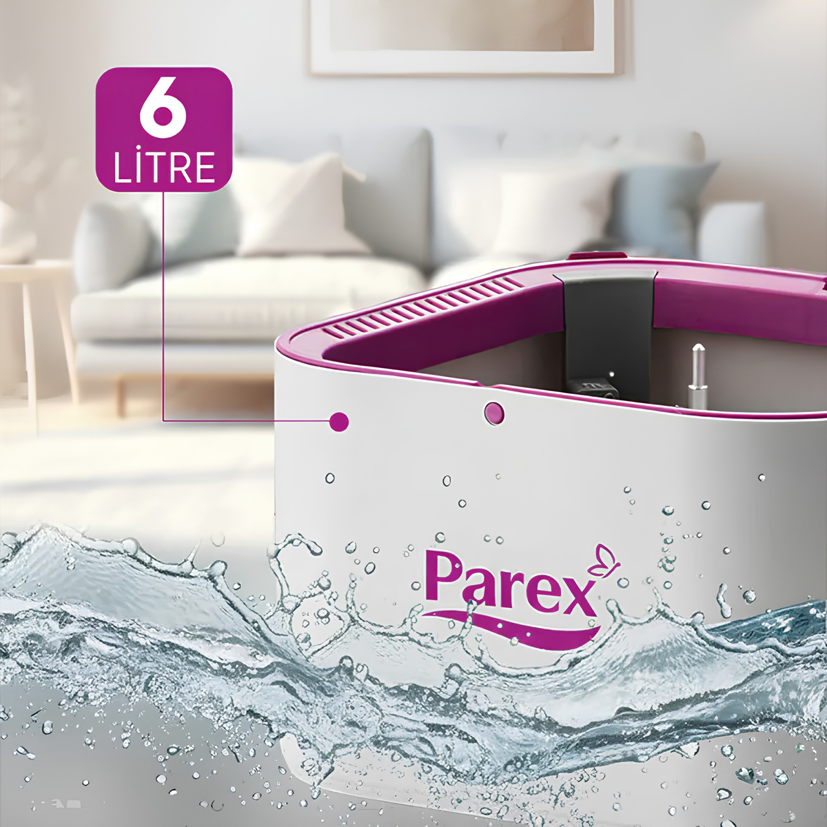 Trapeador Automático Parex Wondero – Sistema que Separa Agua Limpia y Sucia