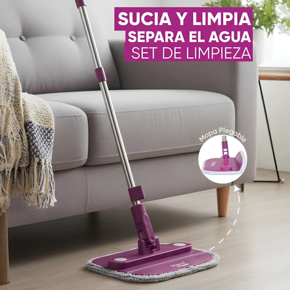 Trapeador Automático Parex Wondero – Sistema que Separa Agua Limpia y Sucia