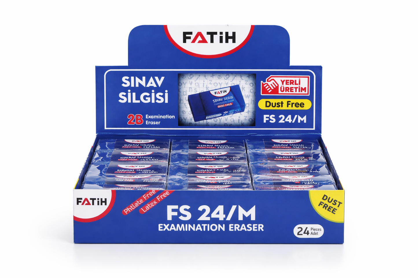 Borrador FATIH Azul ‚ Borrado Preciso y Limpio para Uso Diario