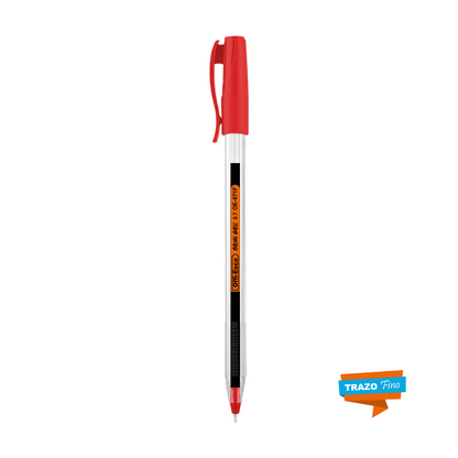 Bolígrafo semi gel 0.7 m OE-071F TRIANGULAR  ROJO UNIDAD