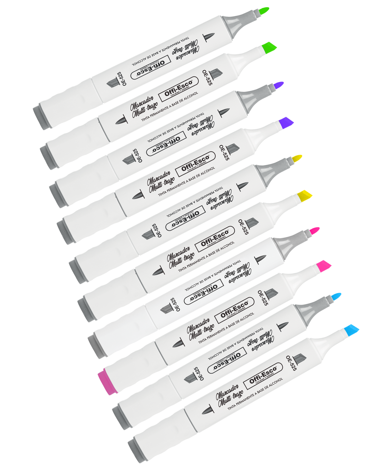 Marcador permanente multi-trazo x 48 Unds OE-525-48
