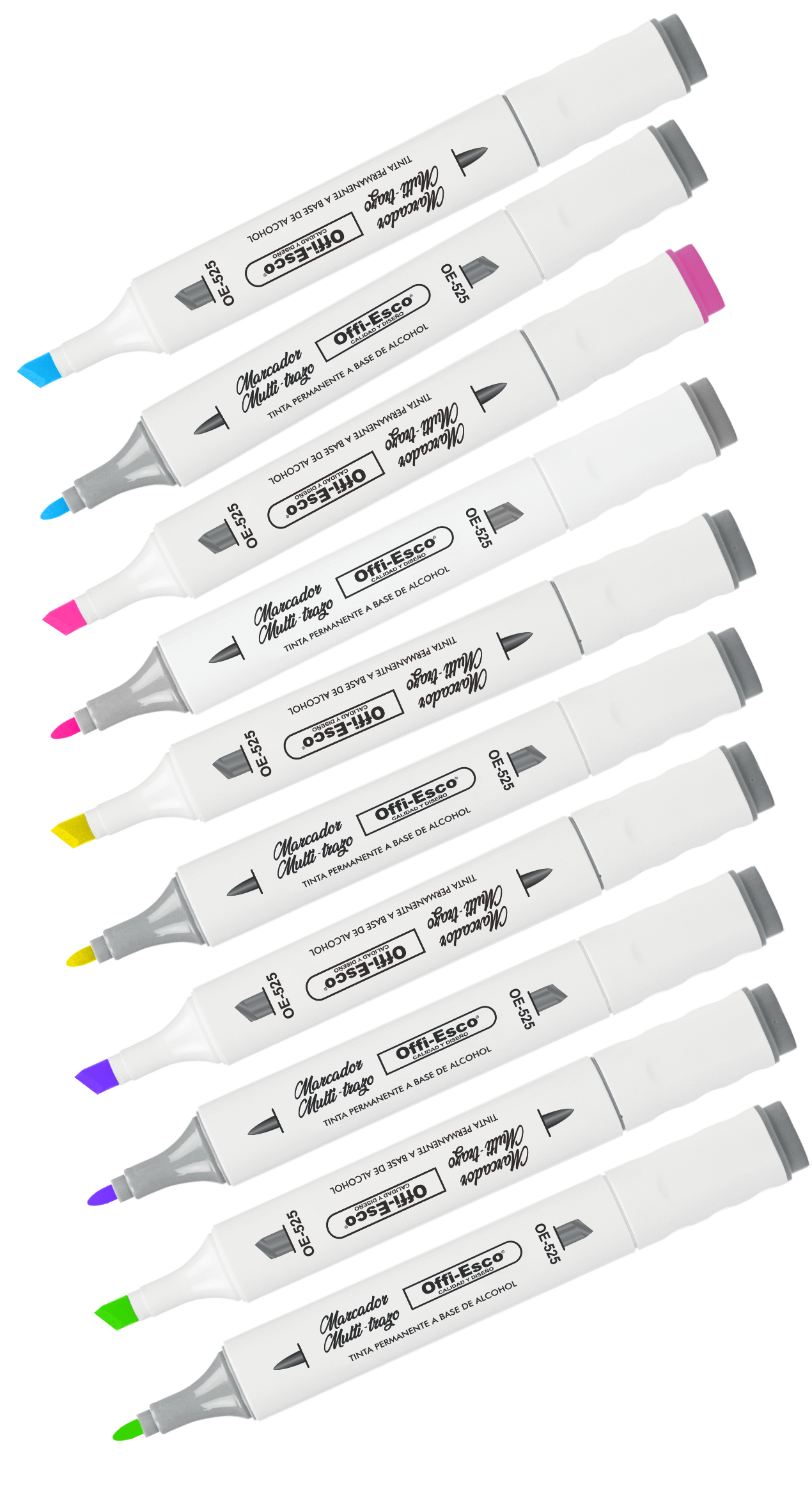 Marcador permanente multi-trazo x 48 Unds OE-525-48