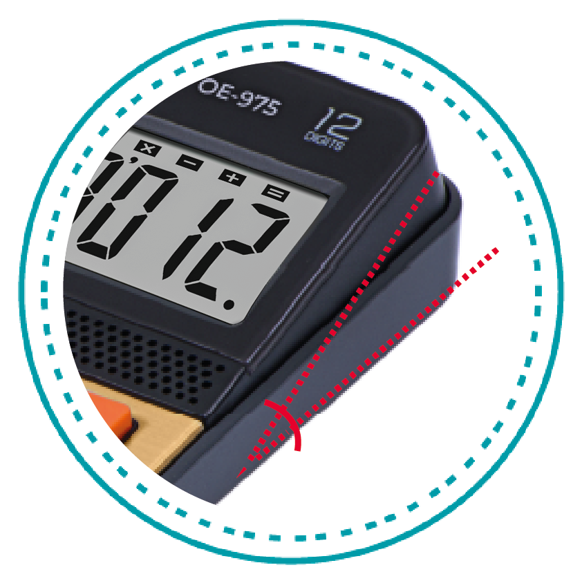 Calculadora electrónica 12 dígitos OE-975 OFFIESCO