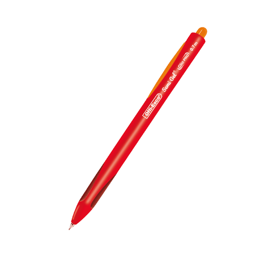 Bolígrafo Retráctil OE-056F Semi Gel Clic PRO Rojo por Docena