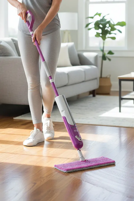 TRAPEADOR DE LIMPIEZA WONDERO SPRAY MOP DE MICROFIBRA DOBLE TANQUE