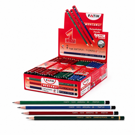 Lapiz hexagonal HB para escuela y oficina