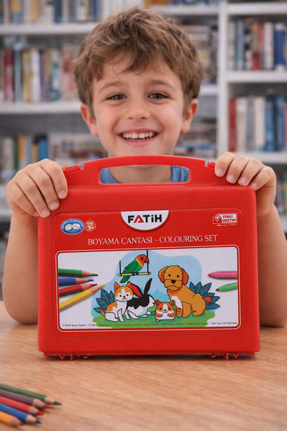 Maleta Escolar FATIH ‚ Set de Colores 54 Piezas