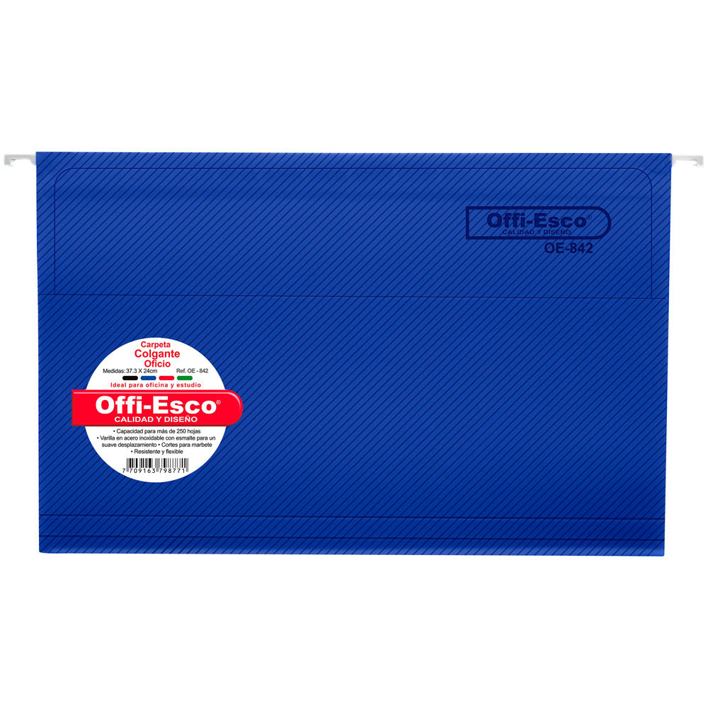 Carpeta archivadora colgante tamaño oficio OE-842