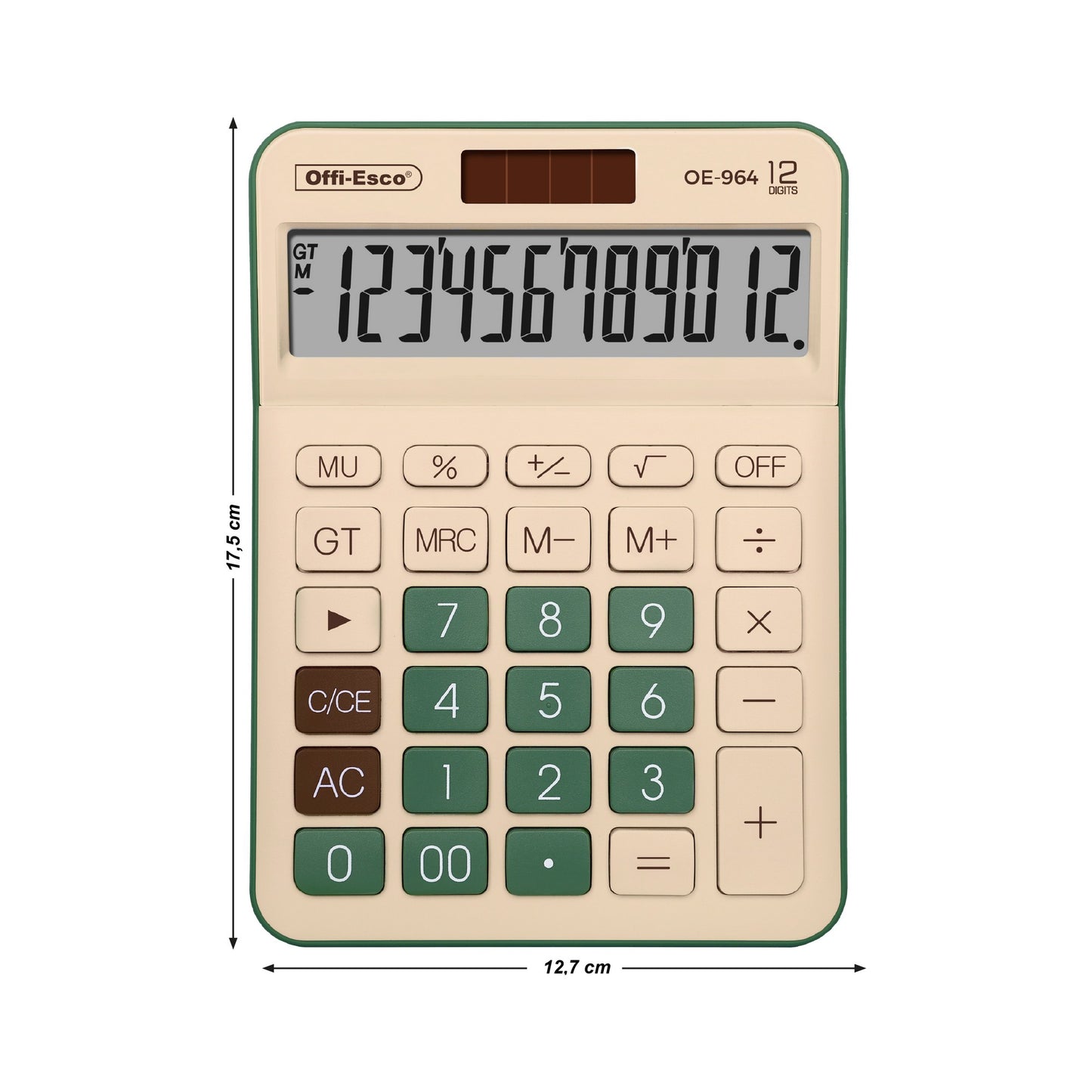 Calculadora Electrónica 12 dígitos OE-964 OFFIESCO