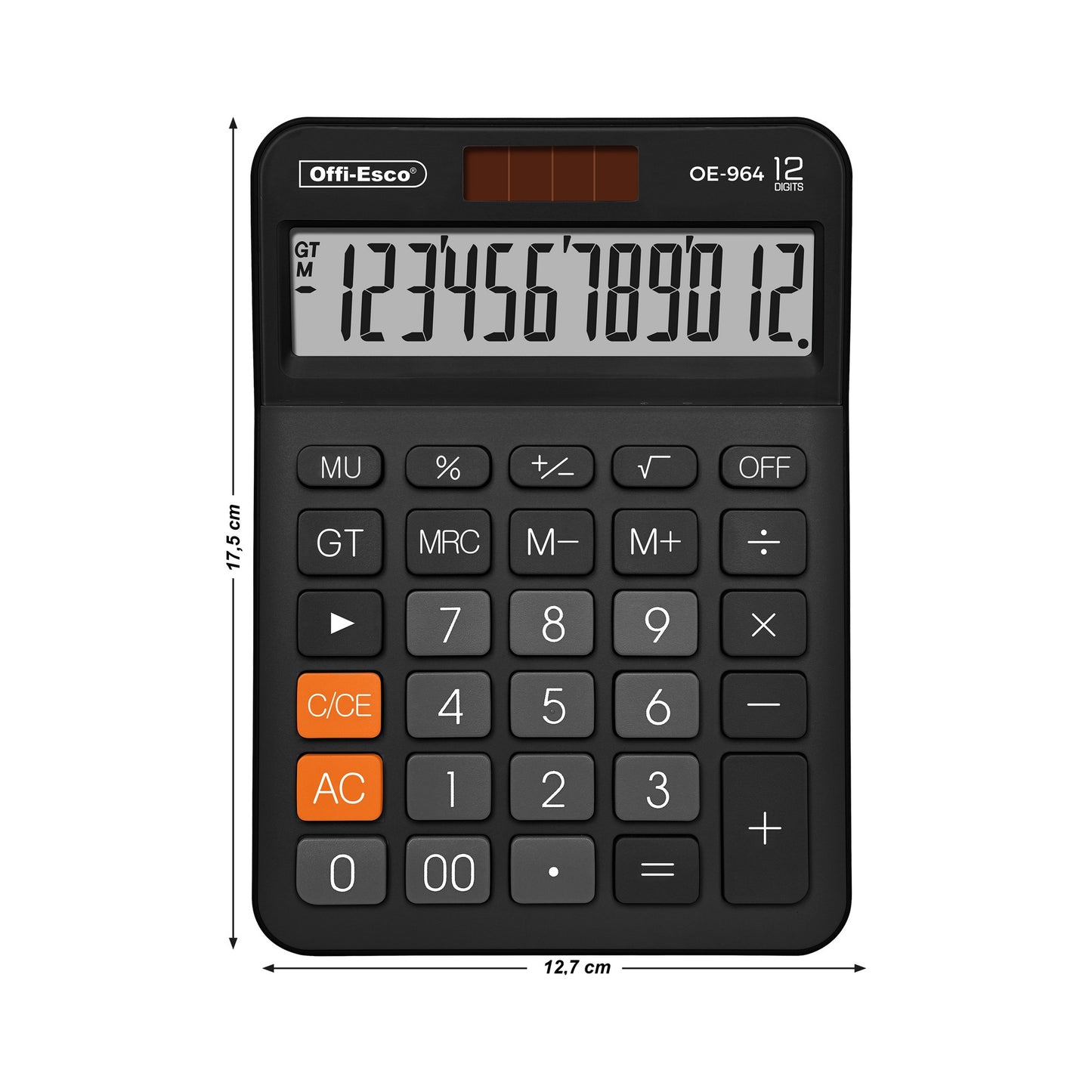 Calculadora Electrónica 12 dígitos OE-964 OFFIESCO