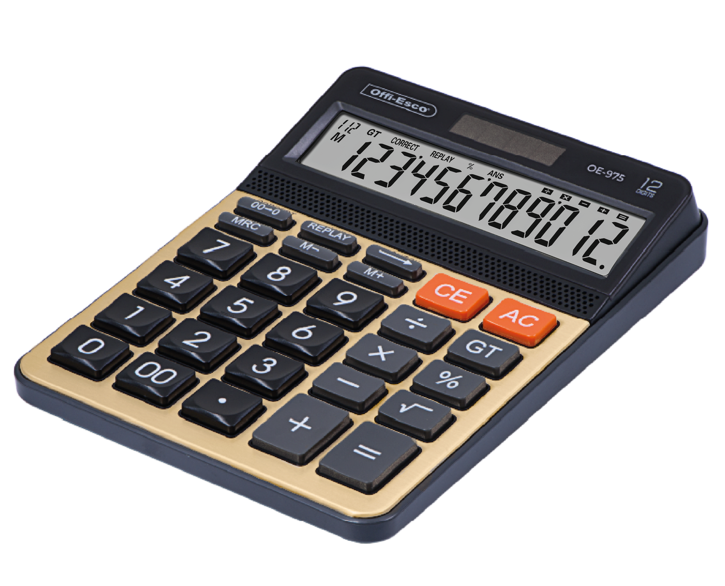 Calculadora electrónica 12 dígitos OE-975 OFFIESCO